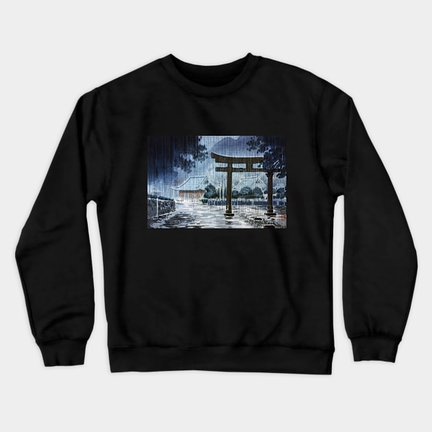 Futarazan Shrine in Nikko by Tsuchiya Koitsu Crewneck Sweatshirt by Takeda_Art